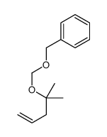 2-methylpent-4-en-2-yloxymethoxymethylbenzene Structure