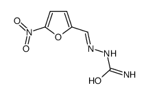 (E)-2-((5-硝基呋喃-2-基)亚甲基)肼甲酰胺结构式