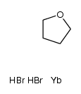 tetrahydrofuran, ytterbium salt dihydrobromide结构式