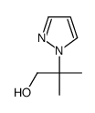 2-methyl-2-(1H-pyrazol-1-yl)-1-propanol(SALTDATA: FREE) Structure