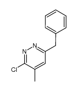 6-benzyl-3-chloro-4-methyl-pyridazine Structure