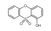 1-hydroxyphenoxathiin 10,10-dioxide结构式