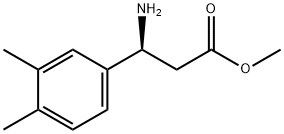 methyl (3s)-3-amino-3-(3,4-dimethylphenyl)propanoate Structure