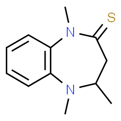 2H-1,5-Benzodiazepine-2-thione,1,3,4,5-tetrahydro-1,4,5-trimethyl- picture