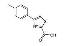 2-Thiazolecarboxylic acid,4-(4-methylphenyl)- Structure