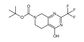 tert-butyl 4-hydroxy-2-(trifluoromethyl)-5,6-dihydropyrido[3,4-d]pyrimidine-7(8H)-carboxylate Structure