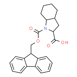 Fmoc-L-Octahydroindole-2-carboxylic acid结构式