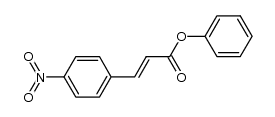 phenyl 4-nitrocinnamate结构式