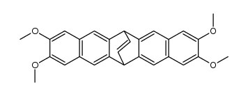 2,3,9,10-tetramethoxy-6,13-dihydro-6,13-ethenopentacene Structure