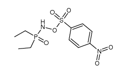 N-(diethylphosphinoyl)-O-p-nitrobenzenesulphonylhydroxylamine结构式