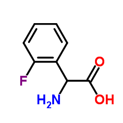 (S)-氨基-(2-氟苯基)-乙酸结构式