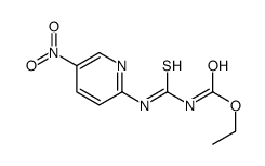 Ethyl [(5-nitro-2-pyridinyl)carbamothioyl]carbamate Structure