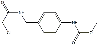 methyl N-{4-[(2-chloroacetamido)methyl]phenyl}carbamate结构式