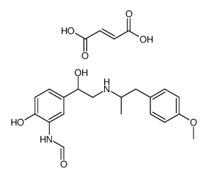 Formamide, N-[2-hydroxy-5-[1-hydroxy-2-[[2-(4-methoxyphenyl)-1-methylethyl]amino]ethyl]phenyl]-, [R-(R*,R*)]-, (E)-2-butenedioate (2:1) (salt) Structure