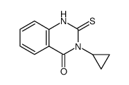 3-Cyclopropyl-2-thioxo-2,3-dihydroquinazolin-4(1H)-one structure