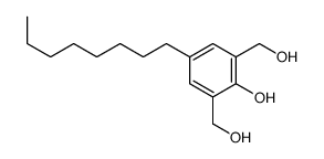 2,6-bis(hydroxymethyl)-4-octylphenol结构式