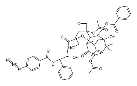 3'-(4-azidobenzamido)taxol结构式