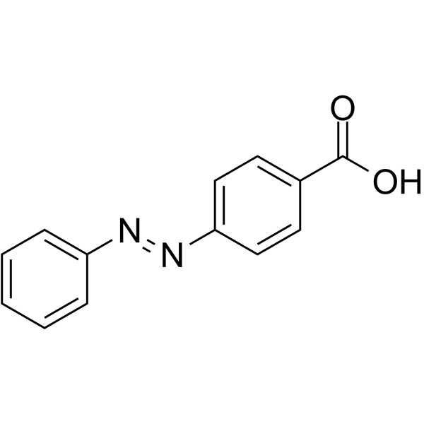 4-(Phenyldiazenyl)benzoic acid structure