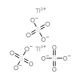 dithallium tris(sulphate) Structure