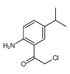 Ethanone, 1-[2-amino-5-(1-methylethyl)phenyl]-2-chloro- (9CI) structure