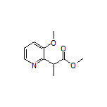 Methyl 2-(3-Methoxypyridin-2-yl)propanoate Structure