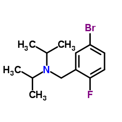 N-(5-Bromo-2-fluorobenzyl)-N-isopropyl-2-propanamine结构式