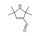 1H-Pyrrole-3-carboxaldehyde, 2,5-dihydro-2,2,5,5-tetramethyl- (9CI) structure