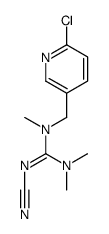 1-[(6-chloropyridin-3-yl)methyl]-2-cyano-1,3,3-trimethylguanidine结构式