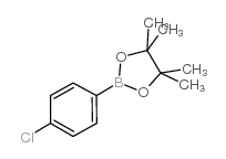 2-(4-chlorophenyl)-4,4,5,5-tetramethyl-1,3,2-dioxaborolane structure