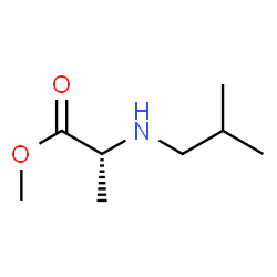 D-Alanine, N-(2-methylpropyl)-, methyl ester (9CI) structure