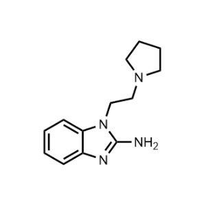 1-(2-(Pyrrolidin-1-yl)ethyl)-1H-benzo[d]imidazol-2-amine Structure