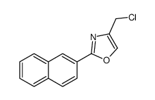 4-(Chloromethyl)-2-(naphthalen-2-yl)oxazole structure