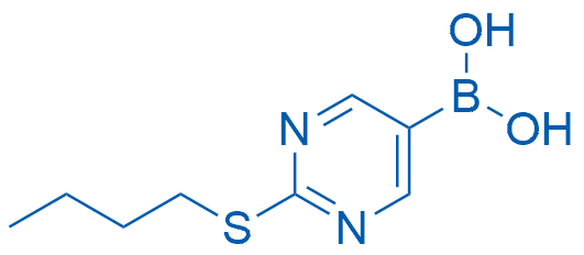 (2-(Butylthio)pyrimidin-5-yl)boronic acid picture