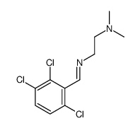 N,N-dimethyl-2-[(2,3,6-trichlorophenyl)methylideneamino]ethanamine结构式