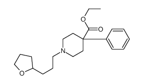 ethyl 1-[3-(oxolan-2-yl)propyl]-4-phenylpiperidine-4-carboxylate结构式