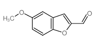 5-METHOXYBENZOFURAN-2-CARBALDEHYDE Structure