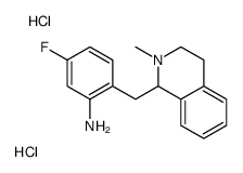 1-(2-Amino-4-fluorobenzyl)-2-methyl-1,2,3,4-tetrahydroisoquinoline dih ydrochloride结构式