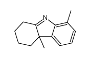 4a,8-dimethyl-2,3,4,4a-tetrahydro-1H-carbazole结构式