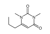 1,3-dimethyl-6-propylpyrimidine-2,4-dione Structure