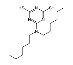 6-(dihexylamino)-1H-1,3,5-triazine-2,4-dithione Structure