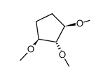 Cyclopentane, 1,2,3-trimethoxy-, stereoisomer (8CI) Structure