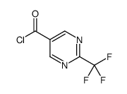 2-(三氟甲基)嘧啶-5-羰酰氯结构式