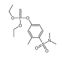 4-diethoxyphosphinothioyloxy-N,N,2-trimethylbenzenesulfonamide Structure