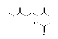 3-(3,6-dioxo-3,6-dihydro-2H-pyridazin-1-yl)-propionic acid methyl ester结构式