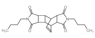 2,6-dibutyl-octahydro-4,8-etheno-pyrrolo[3',4':3,4]cyclobuta[1,2-f]isoindole-1,3,5,7-tetraone Structure