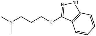 [3-(1H-indazol-3-yloxy)propyl]dimethylamine structure