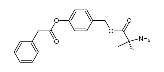 (S)-4-(2-phenylacetoxy)benzyl 2-aminopropanoate Structure