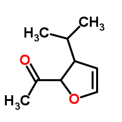 Ethanone, 1-[2,3-dihydro-3-(1-methylethyl)-2-furanyl]- (9CI)结构式