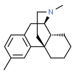 N,3-Dimethylmorphinan Structure