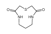 1-thia-4,8-diazacyclodecane-3,9-dione Structure